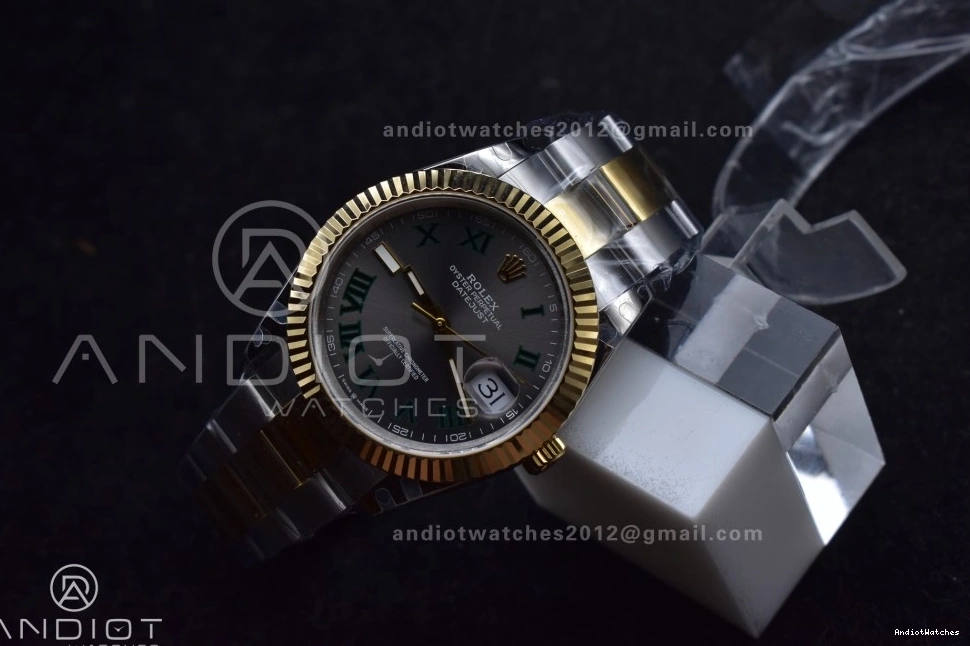 SS 904L Oyster GMF A Best DateJust on Edition Gray Efficient YG 41 SS 1:1 YG Roman Green 126333 Bracelet 614 Steel Dial 0121